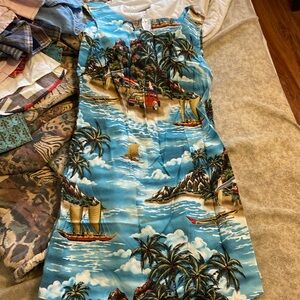Shannon Marie made in Hawaii dresses turned into romper for themed church party
